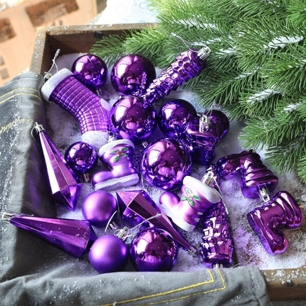 21 Sets Of Christmas Ball Shaped Balls Christmas Tree Decorations Christmas Decorations 2025 - US $12.99